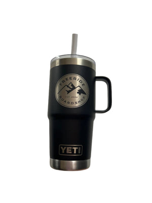 YETI Rambler 739 ML Straw Mug Black Freeride Drinkware Yeti 