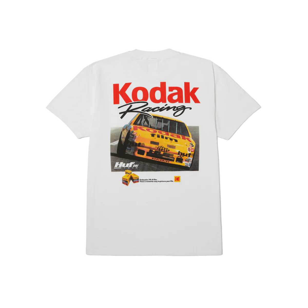 HUF X KODAK Infield T-Shirt White Men's Short Sleeve T-Shirts Huf 