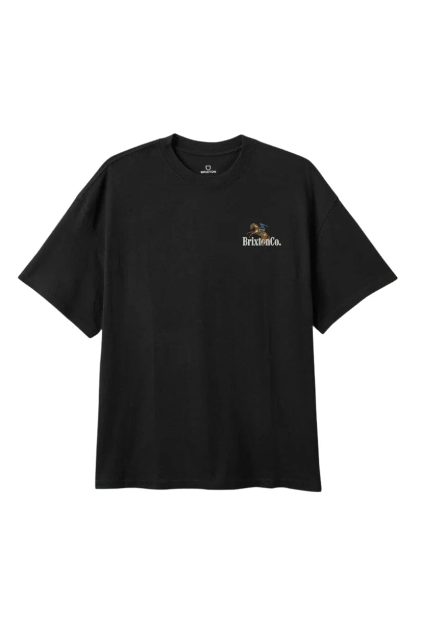 BRIXTON Inwood T-Shirt Black Men's Short Sleeve T-Shirts Brixton 