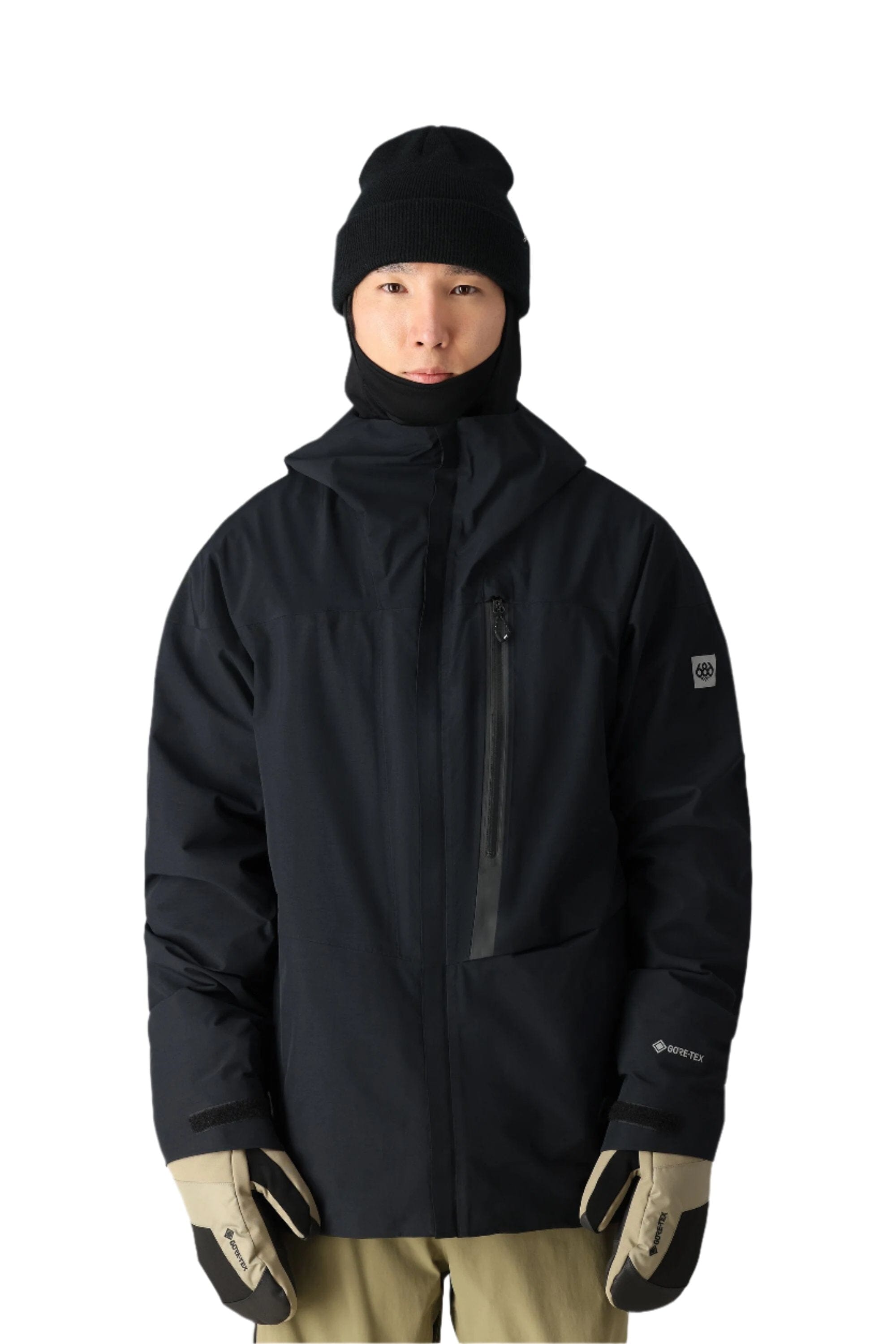 686 GORE-TEX GT Snowboard Jacket Black 2025 Men's Snow Jackets 686 