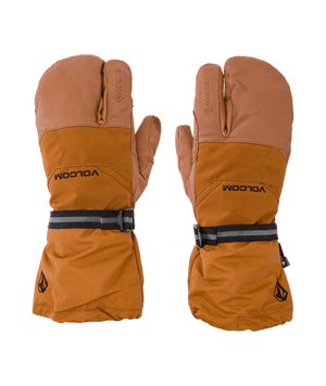 VOLCOM Gaaas GORE-TEX Trigger Mitt Caramel Men's Snow Mitts Volcom 