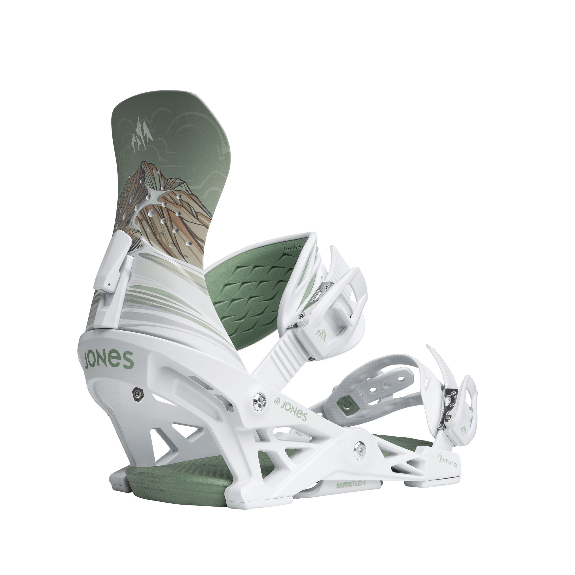 JONES Women's Aurora Snowboard Bindings Annie Brace 2025 Women's Snowboard Bindings Jones Snowboards 