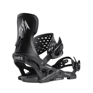 JONES Women's Equinox Snowboard Bindings Eclipse Black 2025 Women's Snowboard Bindings Jones Snowboards 