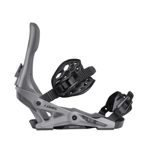 JONES Meteorite Snowboard Bindings Grey 2025 Men's Snowboard Bindings Jones Snowboards 