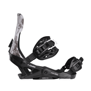 JONES Meteorite Surf Series Snowboard Bindings Black 2025 Men's Snowboard Bindings Jones Snowboards 