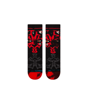 STANCE Kids Star Wars X Stance Maul Crew Socks Black Youth Socks Stance 