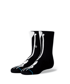 STANCE Kids Bones Socks Black Youth Socks Stance 