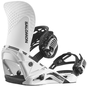 SALOMON Hologram Snowboard Bindings White 2025 Men's Snowboard Bindings Salomon 