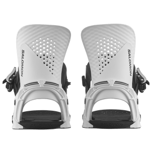 SALOMON Hologram Snowboard Bindings White 2025 Men's Snowboard Bindings Salomon 