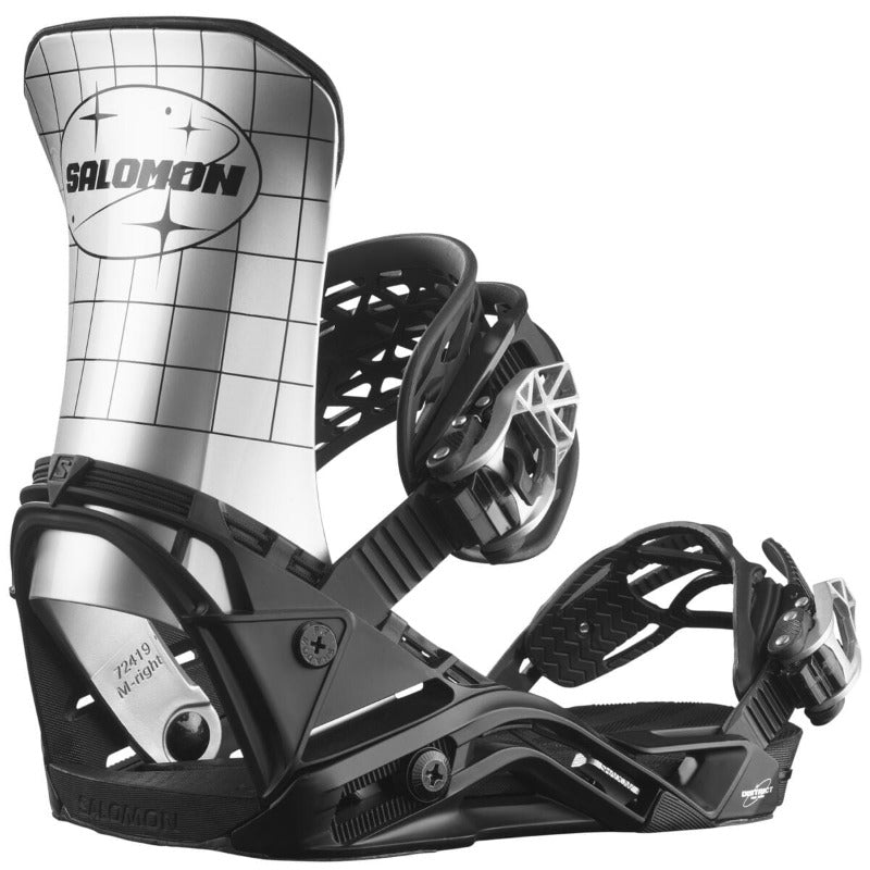 SALOMON District Pro Team Snowboard Bindings Chrome 2024