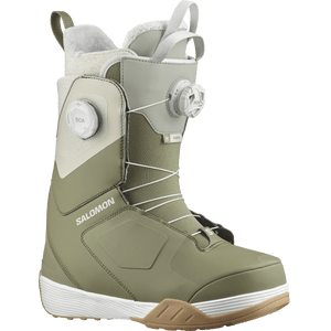 SALOMON Women's Kiana Dual BOA Snowboard Boots Lichen Green 2025 Women's Snowboard Boots Salomon 