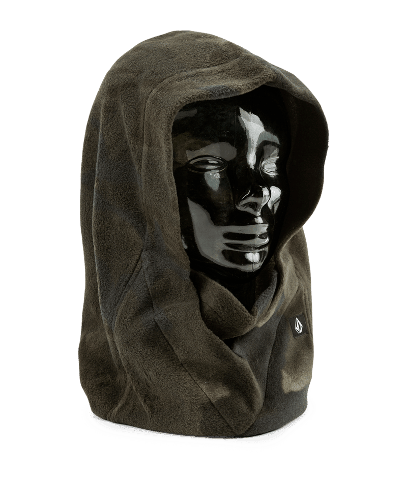 VOLCOM Youth Polar Fleece Hood Cloudwash Camo Winter Face Masks Volcom 