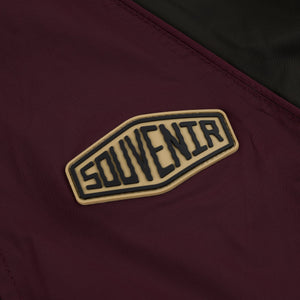 SOUVENIR Insulated Track Snowboard Jacket Oxblood 2025 Men's Snow Jackets Souvenir 