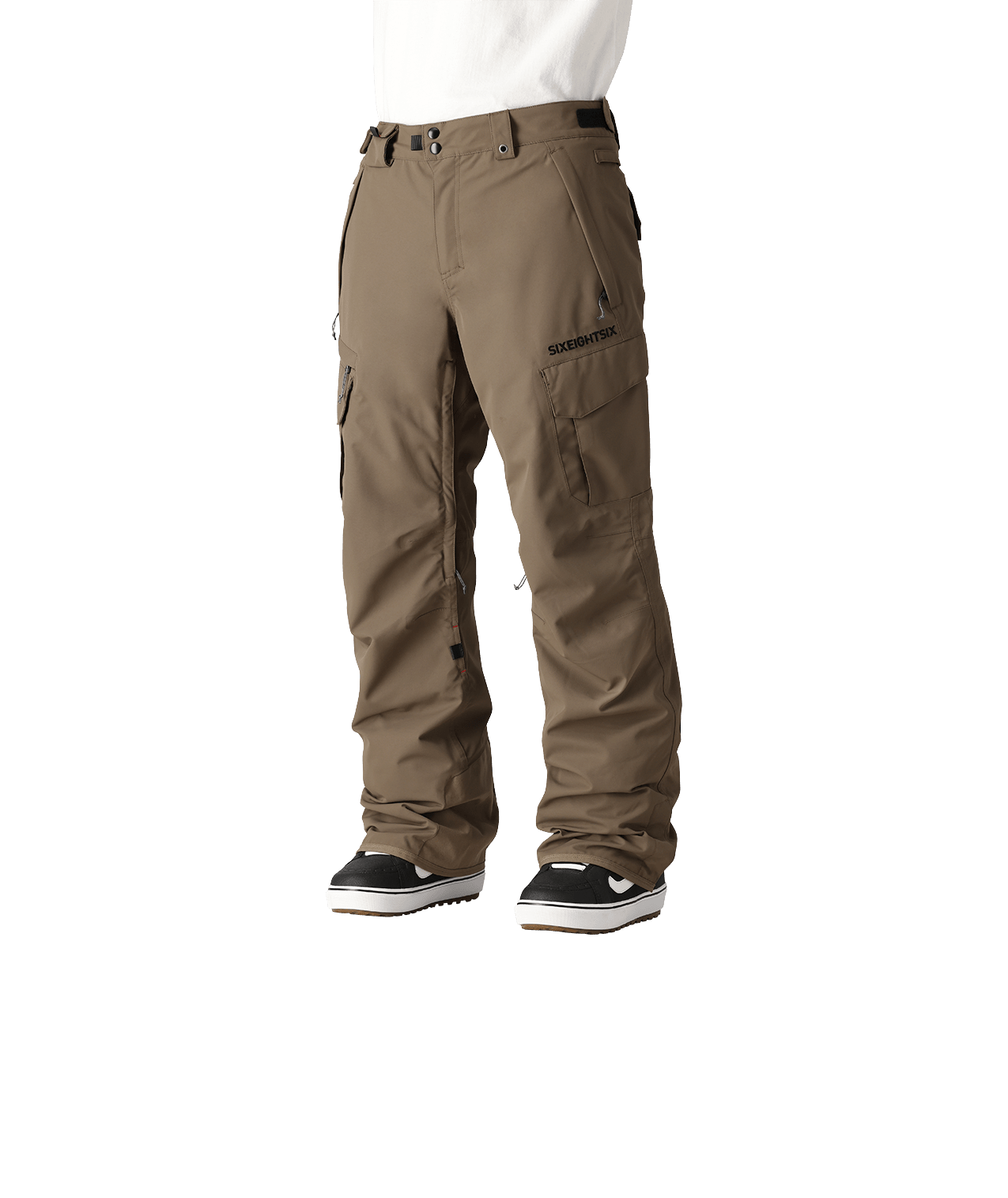 686 Smarty 3-In-1 Cargo Snowboard Pants Tobacco 2025 Men's Snow Pants 686 