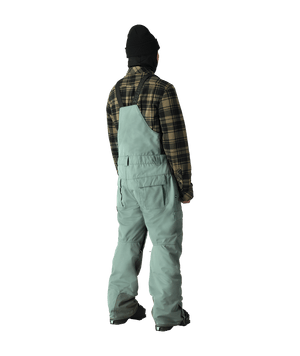 686 Hot Lap Insulated Bib Snowboard Pants Cypress Green 2025 Men's Snow Bib Pants 686 