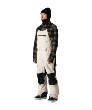 686 Hot Lap Insulated Bib Snowboard Pants Limestone Colourblock 2025 Men's Snow Bib Pants 686 