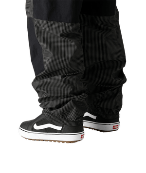 686 Ghost 2.5L Snowboard Pants Black Grid Colourblock 2025 Men's Snow Pants 686 