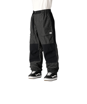 686 Ghost 2.5L Snowboard Pants Black Grid Colourblock 2025 Men's Snow Pants 686 