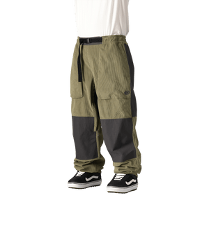 686 Ghost 2.5L Snowboard Pants Sage Corduroy Colourblock 2025 Men's Snow Pants 686 