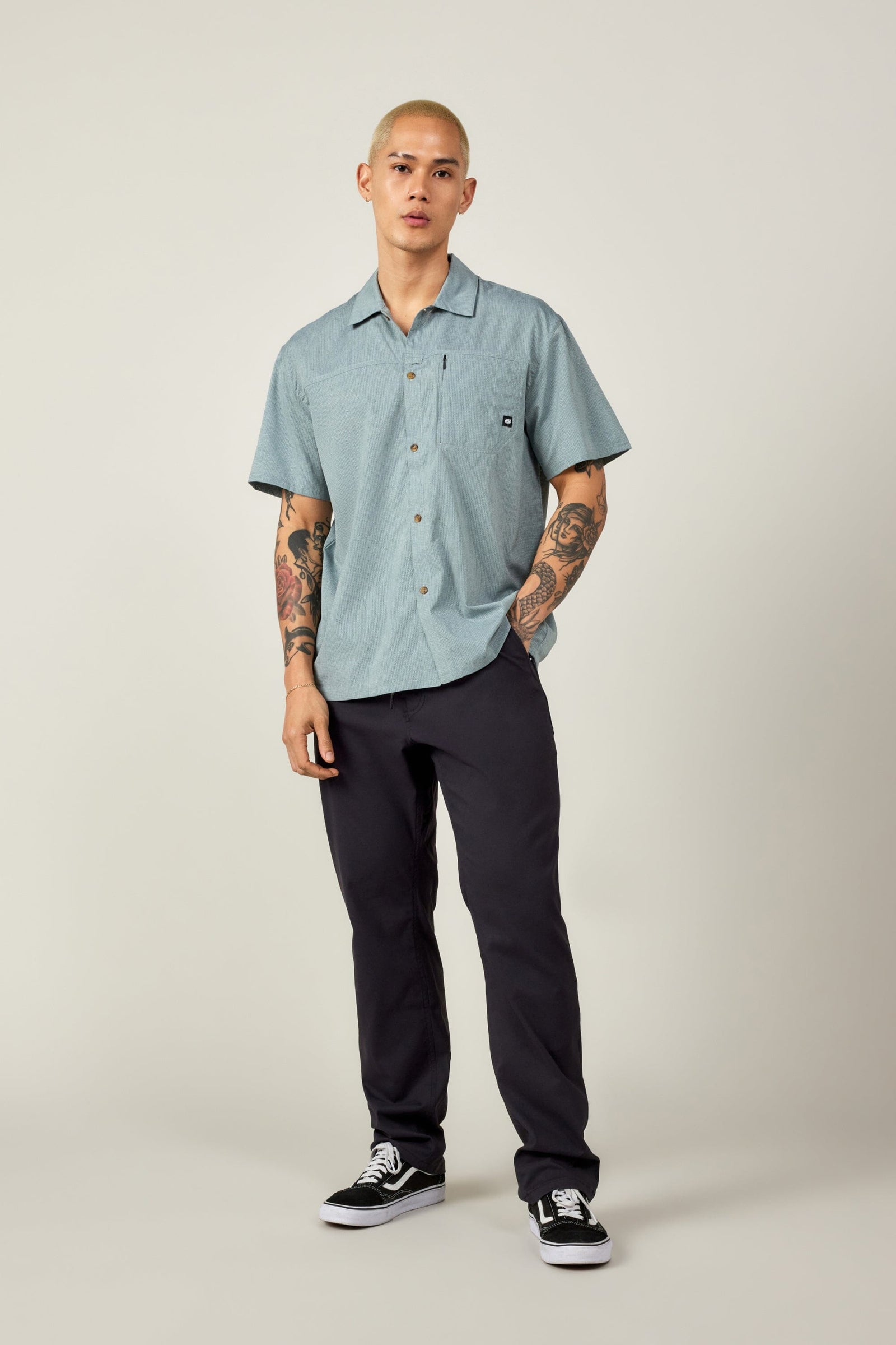 Onia Men's Stretch Linen Roll-Tab Sport Shirt - ShopStyle