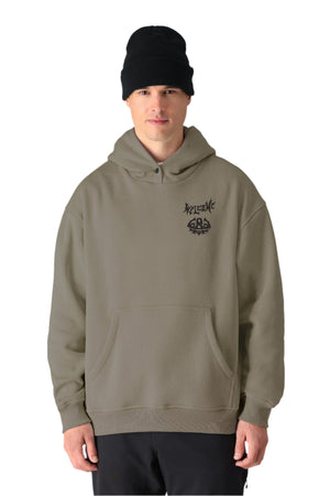 686 Welcome Premium Heavyweight Pullover Hoodie Sage Freeride Boardshop