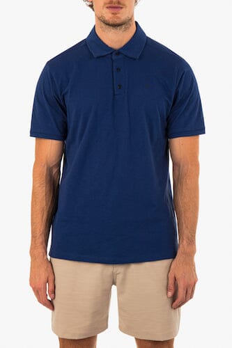 HURLEY H2O-Dri Ace Slub Polo T-Shirt Submarine Men's Polos Hurley 