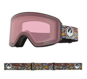 DRAGON NFX Mag OTG GiGi Ruf- Lumalens Dark Smoke Ion + Lumalens Light Rose Snow Goggles Snow Goggles Dragon 