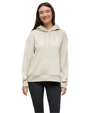 TENTREE Women's Snowy Trees Pullover Hoodie Pale Oak White Women's Pullover Hoodies Tentree 