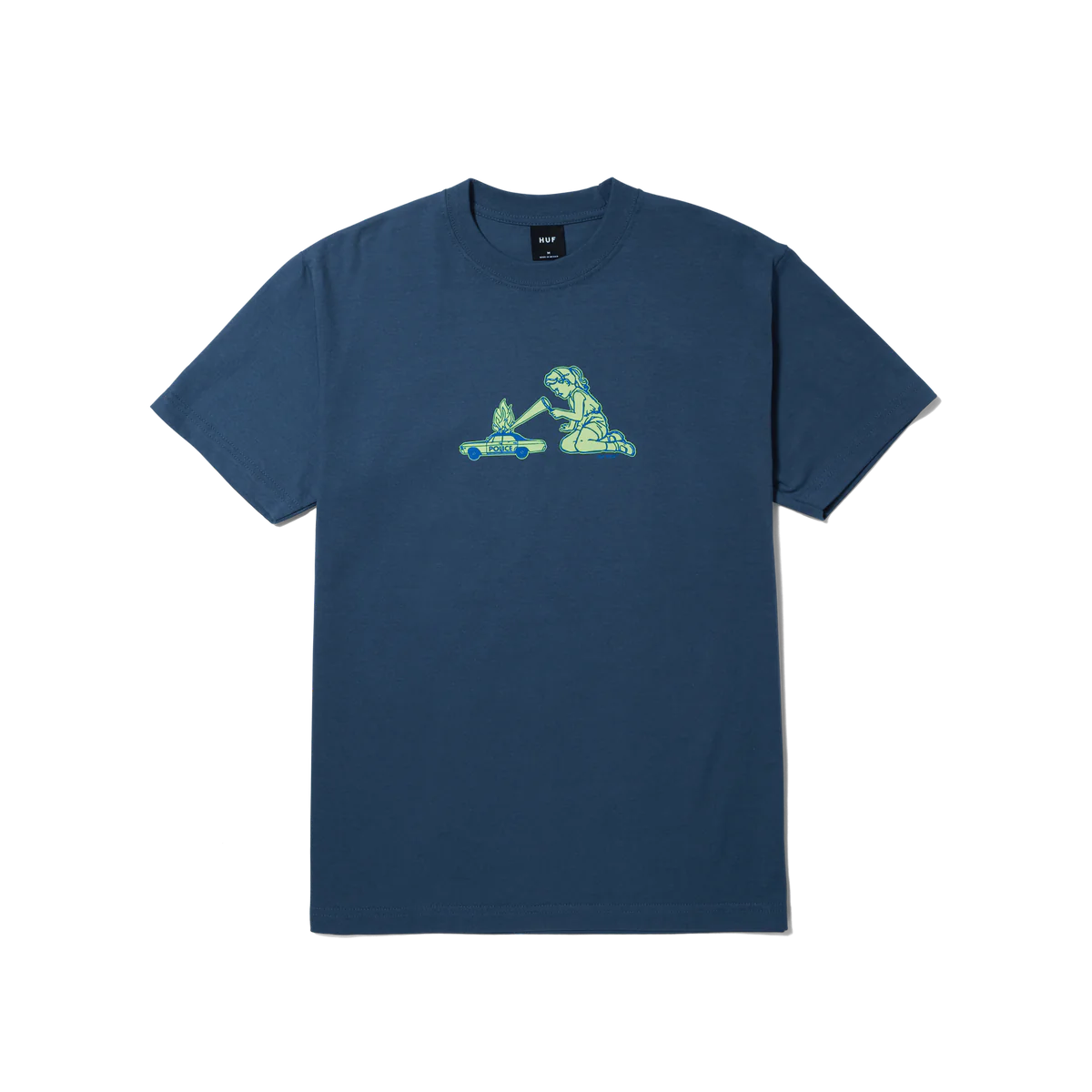 HUF Playtime T Shirt Slate Blue XL