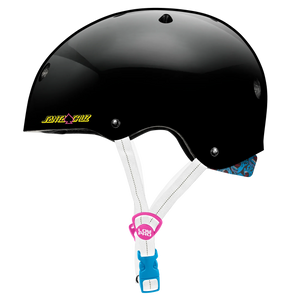 PRO-TEC Low Pro Helmet Santa Cruz Gloss Black Skateboard Helmets Pro-tec 