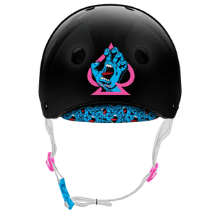 PRO-TEC Low Pro Helmet Santa Cruz Gloss Black Skateboard Helmets Pro-tec 