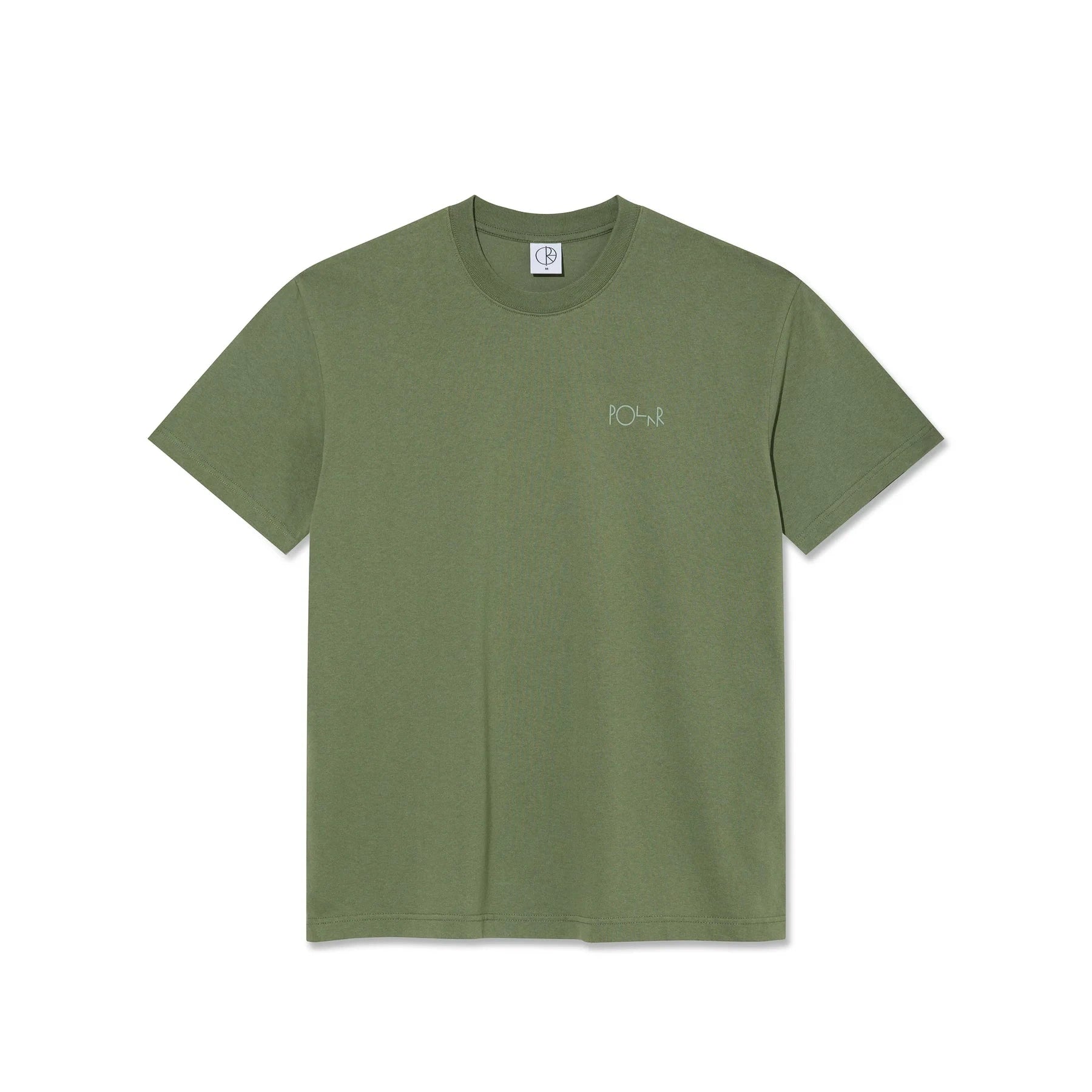 POLAR Contrast Stroke Logo T-Shirt Moss Green Men's Short Sleeve T-Shirts Polar 