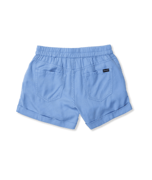 VOLCOM Girl's Sunday Strut Shorts Coastal Blue Girl's Walkshorts Volcom 