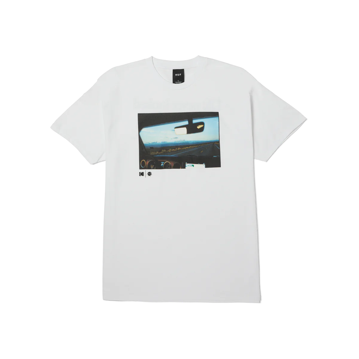 HUF X KODAK Rear View T-Shirt White Men's Short Sleeve T-Shirts Huf 