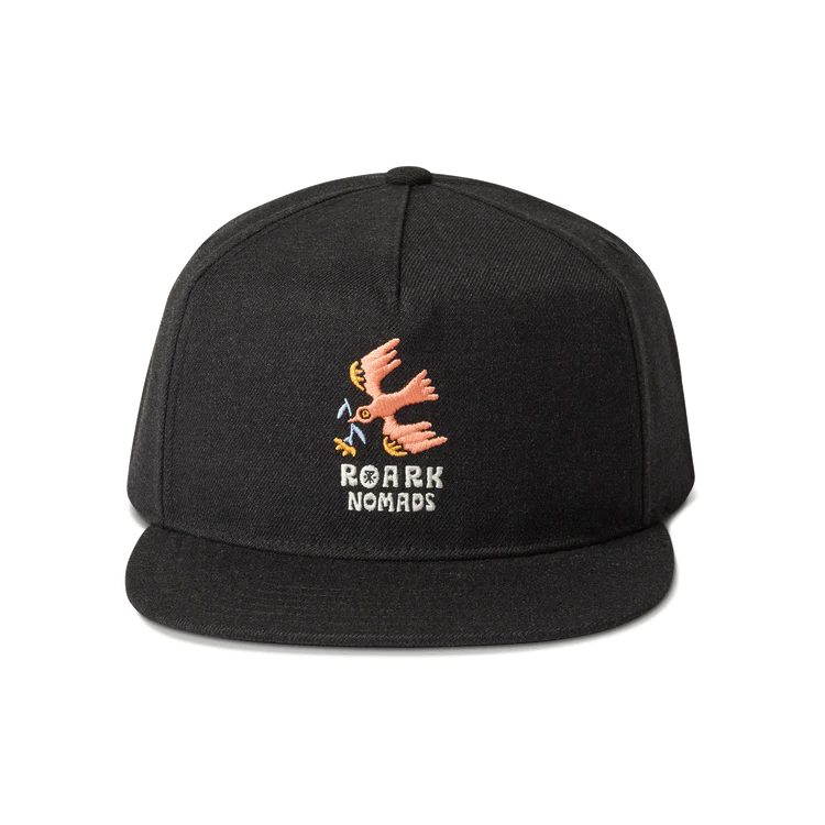 ROARK Station Snapback Hat Black/Enjoy Bird Men's Hats Roark Revival 