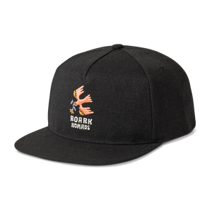 ROARK Station Snapback Hat Black/Enjoy Bird Men's Hats Roark Revival 