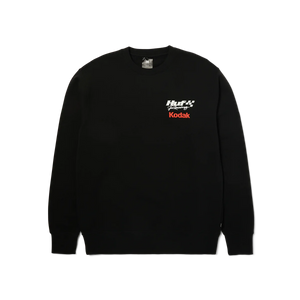 HUF X KODAK Ride The Lightning Crewneck Sweater Black Men's Crewnecks Huf 