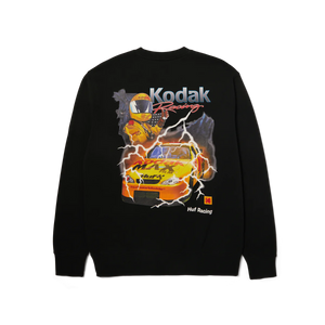 HUF X KODAK Ride The Lightning Crewneck Sweater Black Men's Crewnecks Huf 