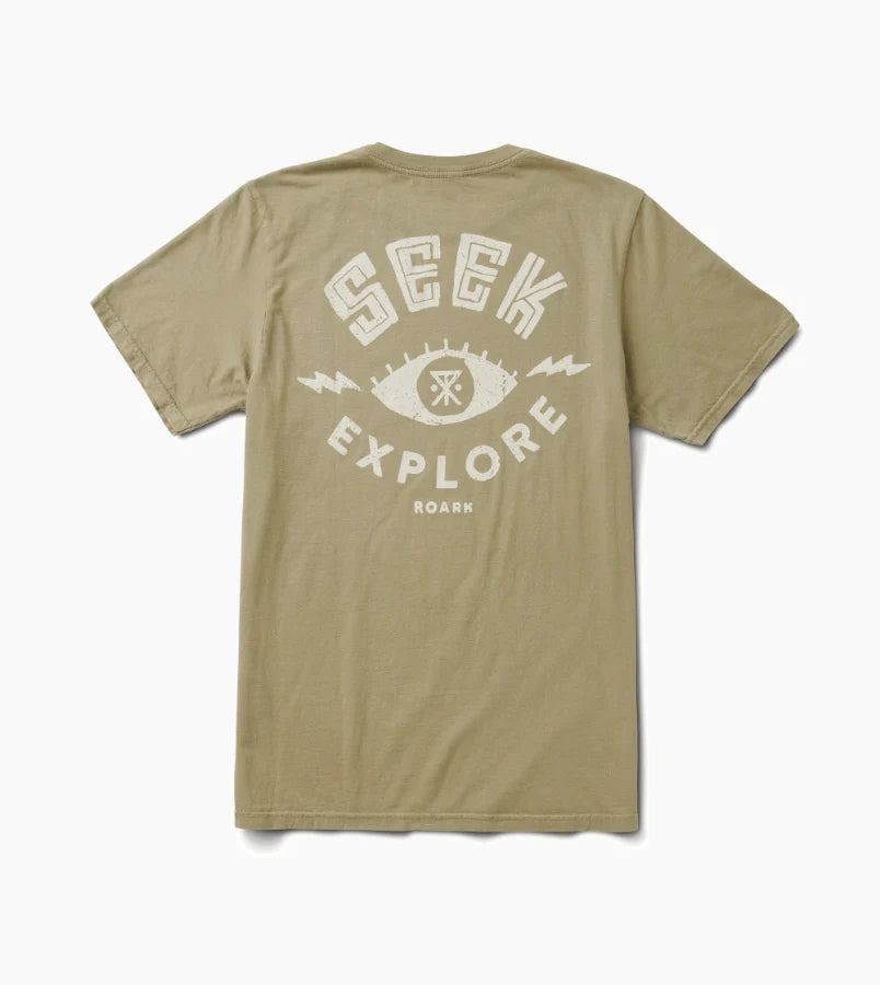 ROARK Seek and Explore Premium T-Shirt Dusty Green Men's Short Sleeve T-Shirts Roark Revival 