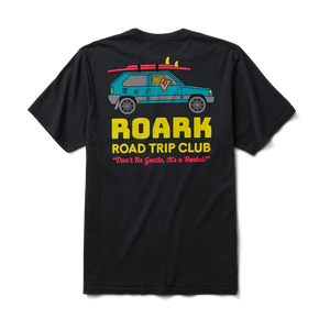 ROARK Road Trip Club Premium T-Shirt Black Men's Short Sleeve T-Shirts Roark Revival 