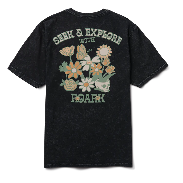 ROARK Seek & Explore Premium T-Shirt Black Men's Short Sleeve T-Shirts Roark Revival 