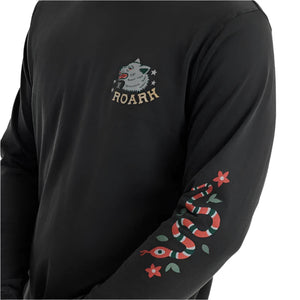 ROARK Wolfpack Long Sleeve T-Shirt Black Men's Long Sleeve T-Shirts Roark Revival 