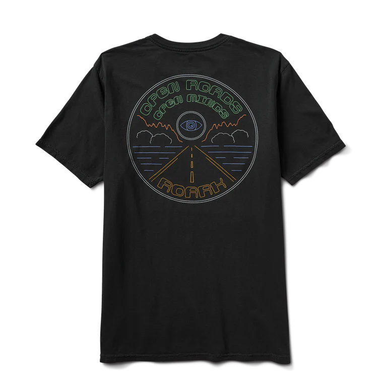 ROARK Open Roads T-Shirt Black Men's Short Sleeve T-Shirts Roark Revival 