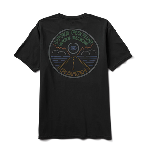 ROARK Open Roads T-Shirt Black Men's Short Sleeve T-Shirts Roark Revival 