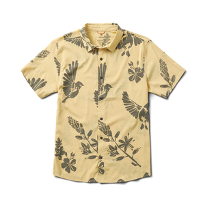 ROARK Bless Up Short Sleeve Button Up Shirt Songbird Sunbeam Men's Short Sleeve Button Up Shirts Roark Revival 