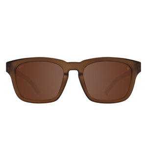 SPY Saxony Matte Translucent Brown - Happy Boost Bronze Polarized Sunglasses Sunglasses Spy 