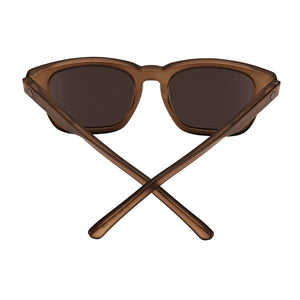 SPY Saxony Matte Translucent Brown - Happy Boost Bronze Polarized Sunglasses Sunglasses Spy 