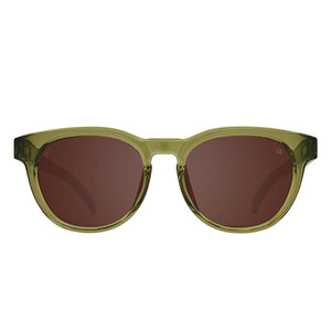 SPY Cedros Zach Miller Translucent Dark Green - Happy Dark Bronze Polarized Sunglasses Sunglasses Spy 