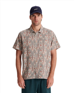 CRITICAL SLIDE Brothers Short Sleeve Button Up Steel Men's Short Sleeve Button Up Shirts The Critical Slide Society 