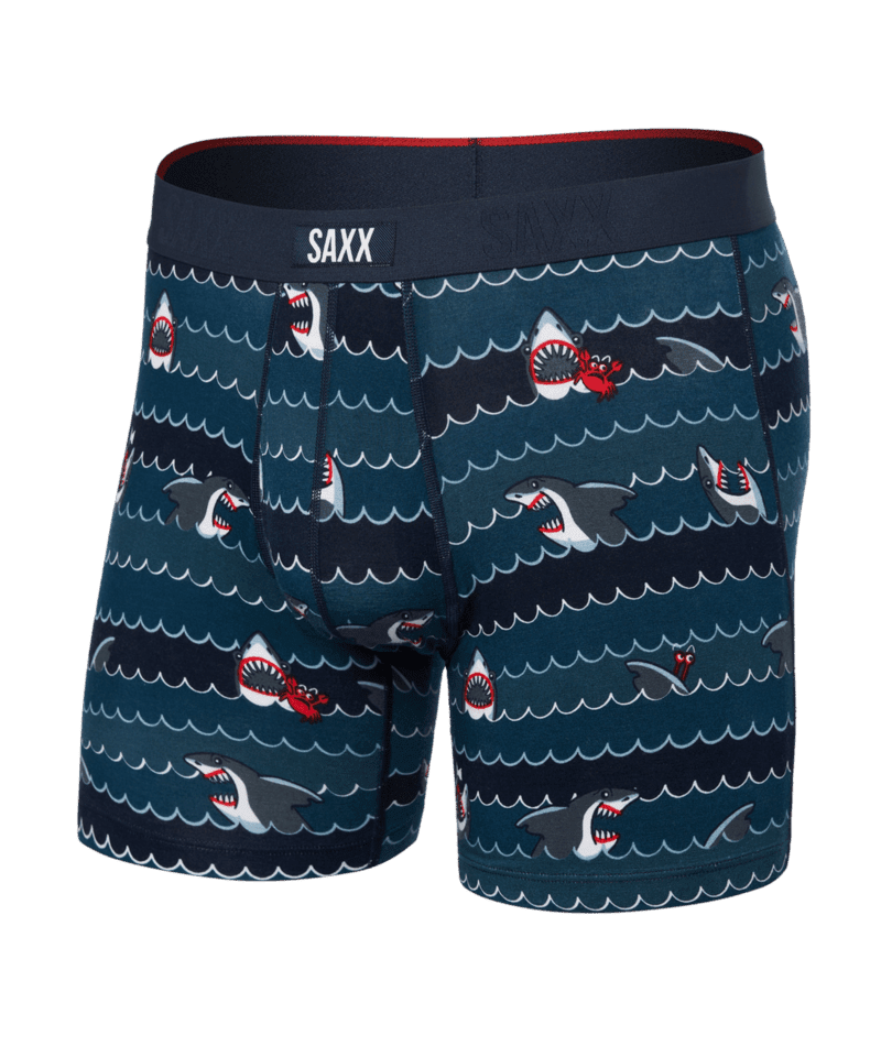 SAXX Vibe Xtra Boxer Brief Underwear Get Sharky-Hurricane Men's Underwear Saxx 